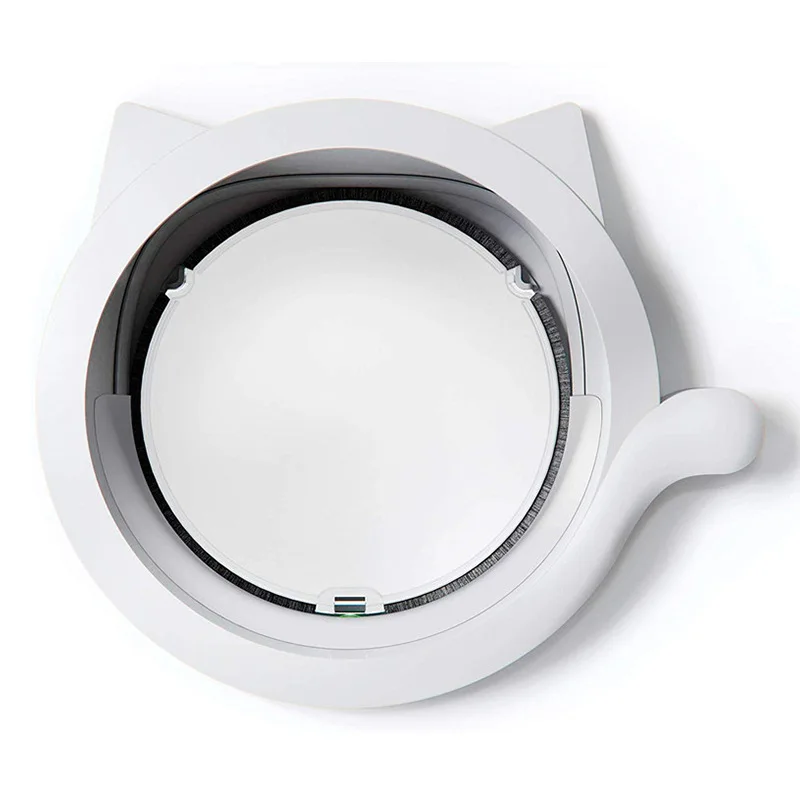 Las puertas para gatos son libres para entrar y salir la puerta que abre la puerta donde la entrada y salir del cachorrinho del gato está instalada - imagen 2