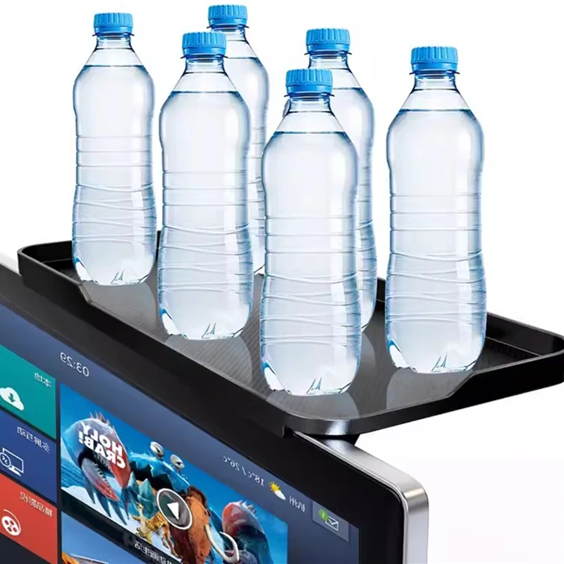 Estante superior ajustable para pantalla de TV, Monitor de ordenador, estante de almacenamiento superior para pantalla de escritorio, caja multimedia para TV, estante para enrutador, organizador para el hogar - imagen 3