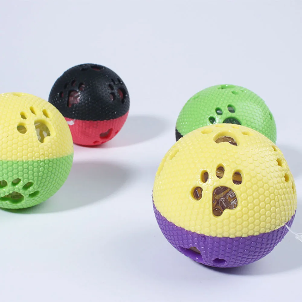 Pelota de juguete brillante para perros, pelota para perros irrompible duradera resistente a mordeduras, juguete para mascotas de entrenamiento y limpieza de dientes,