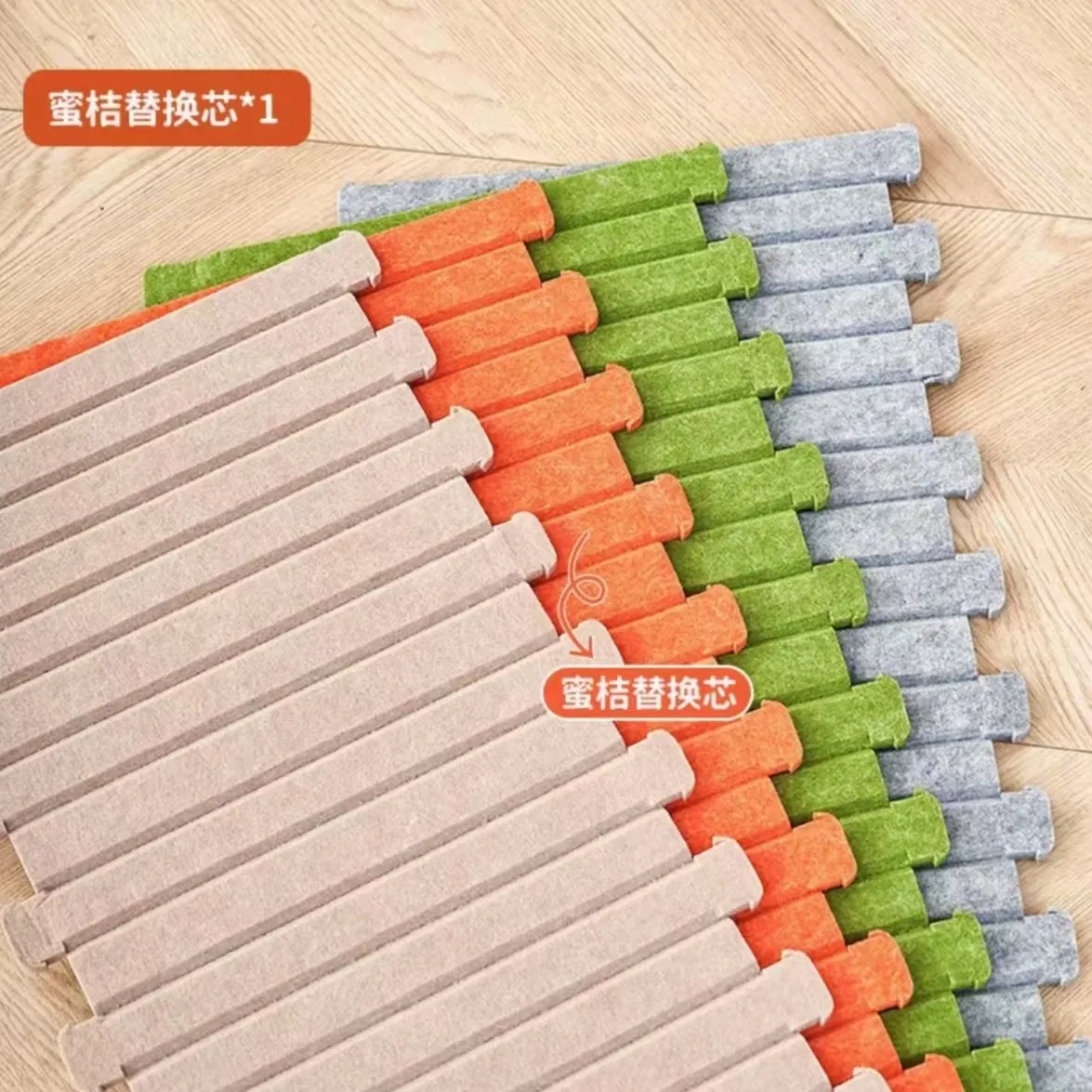 Tablero rascador para gatos en forma de L, pegatina de pared Vertical, tablero rascador de fieltro para sofá, garras de molienda para mascotas, almacenamiento de juguetes, productos para mascotas - imagen 4