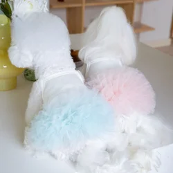 Tutú de peluche para perros pequeños – Falda suave transpirable