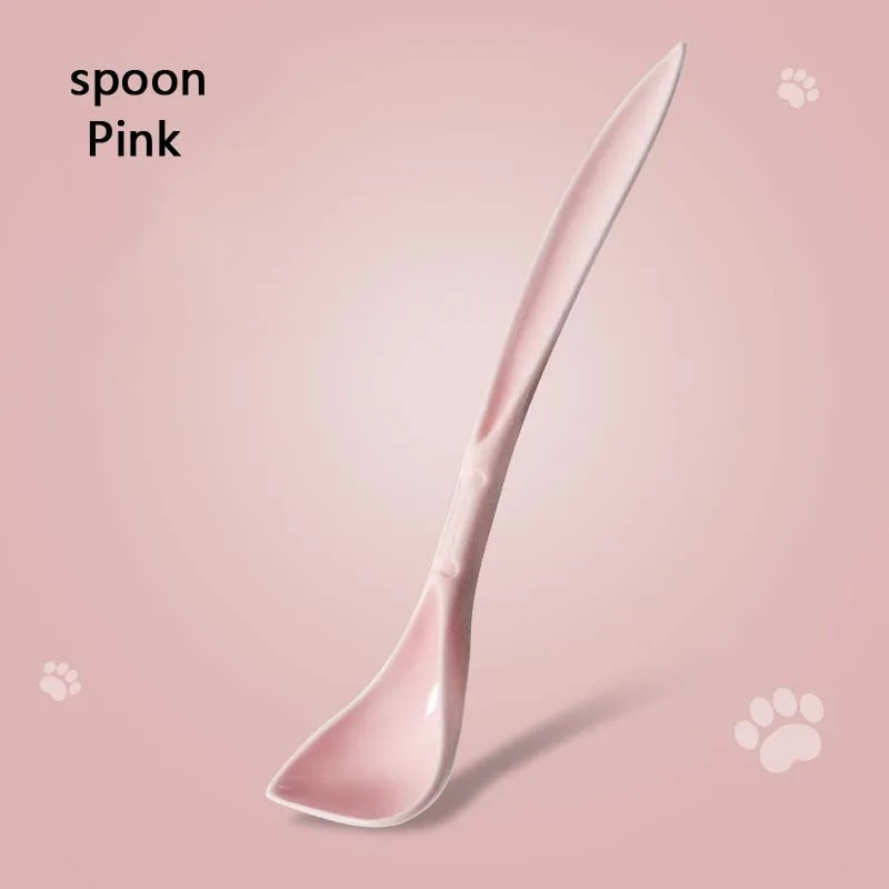 pink spoon