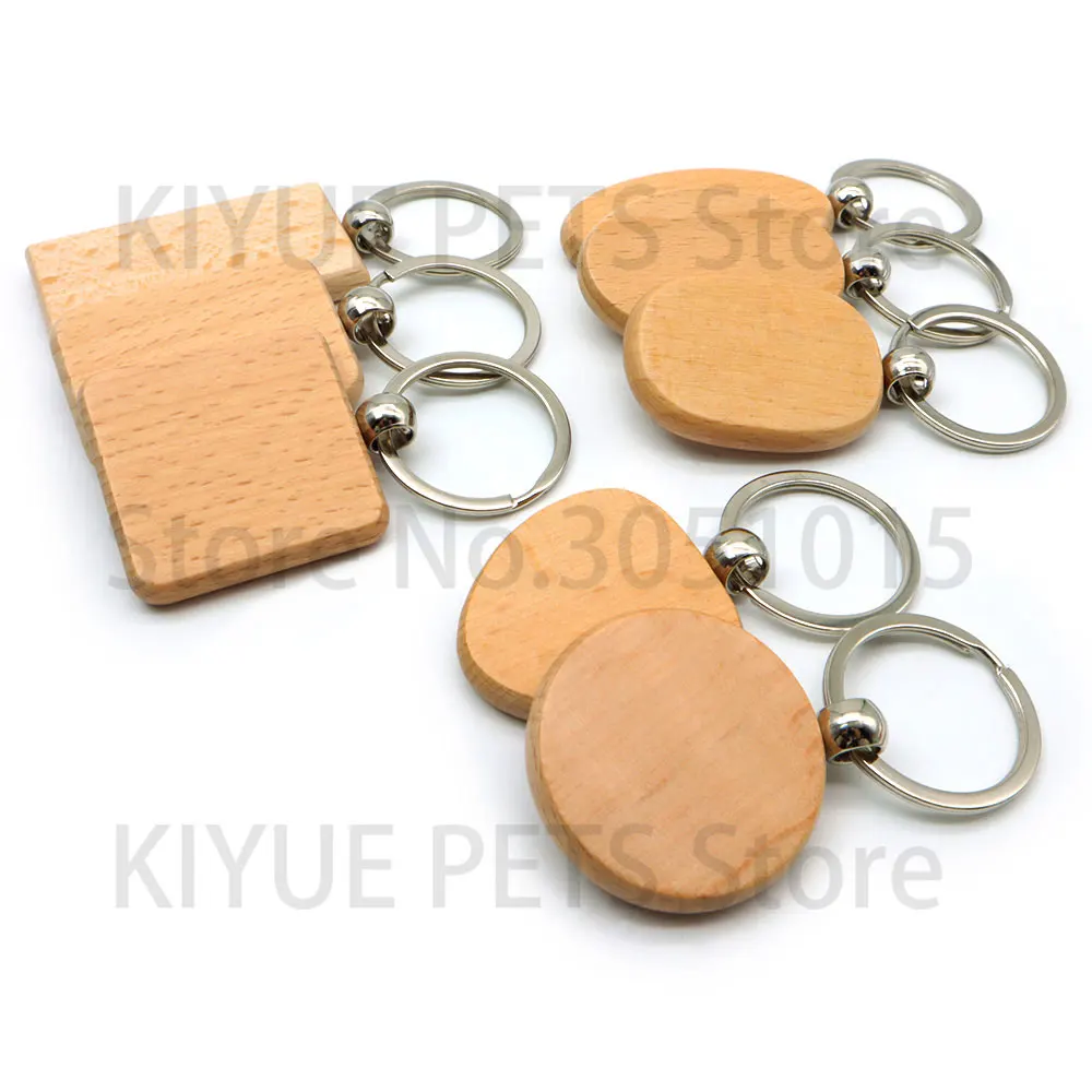Etiquetas colgantes personalizadas para gatos y perros – madera - imagen 2