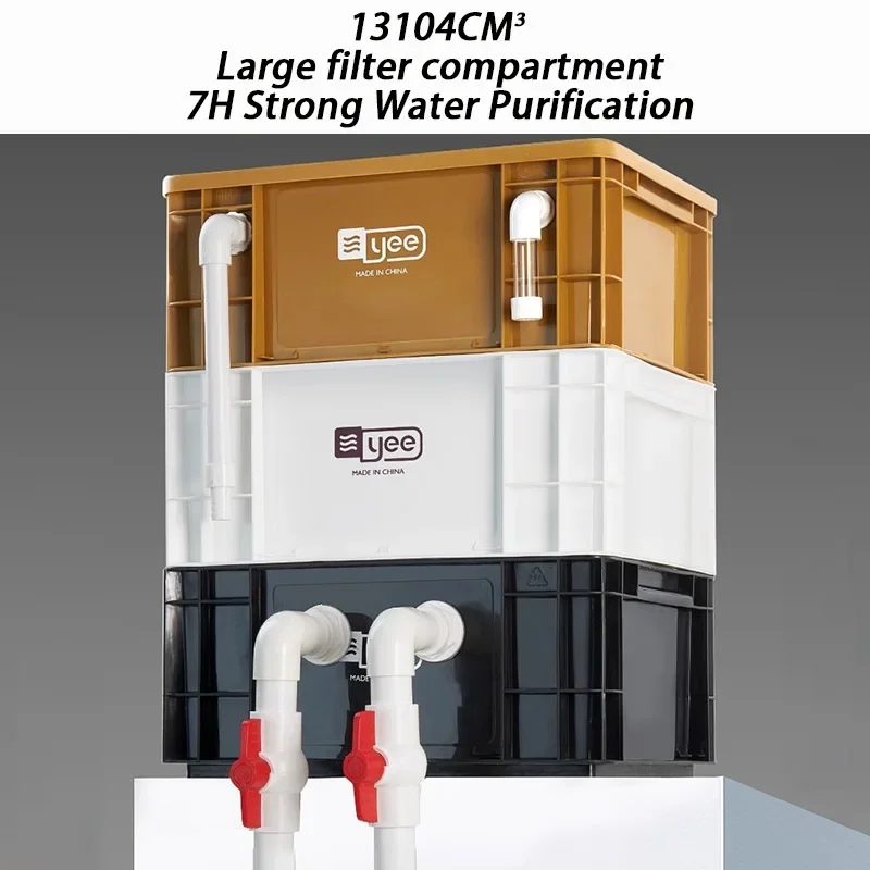 Sistema de filtro de tanque de peces de acuario externo, filtro de recipiente de acuario, filtros de pecera exteriores, accesorios para mascotas acuáticas, equipo - imagen 4