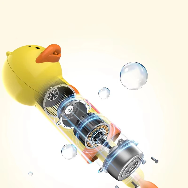 Máquina de espuma eléctrica para limpieza de mascotas, pato amarillo, carga Usb, dispensador automático de jabón, máquina de espuma, accesorios para mascotas - imagen 5