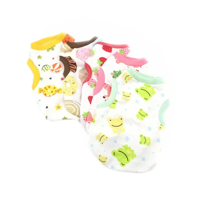 Ropa para perros, chaleco fino de verano para perros, camiseta con estampado, trajes bonitos para perros, ropa para mascotas Chihuahua, disfraces de Bulldog Francés y Pug, camisas para cachorros - imagen 3