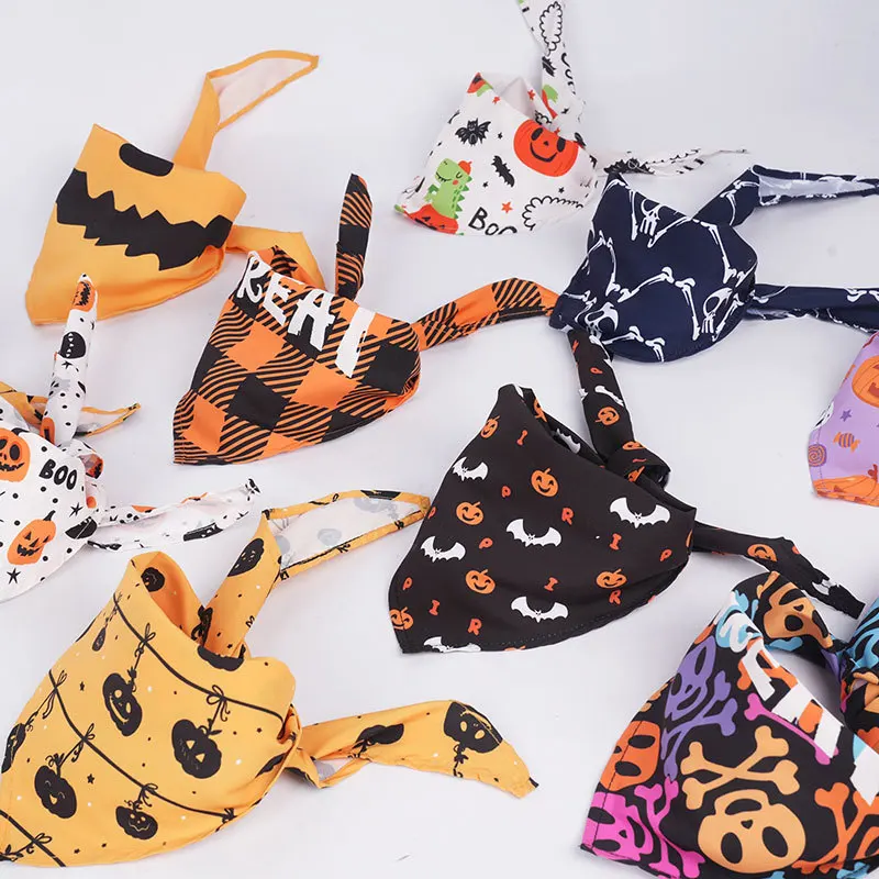 Suministros para mascotas, toallas Triangulares para Saliva de perros y gatos, productos creativos de decoración para festivales, pañuelo, Baberos, accesorios de vestir - imagen 2
