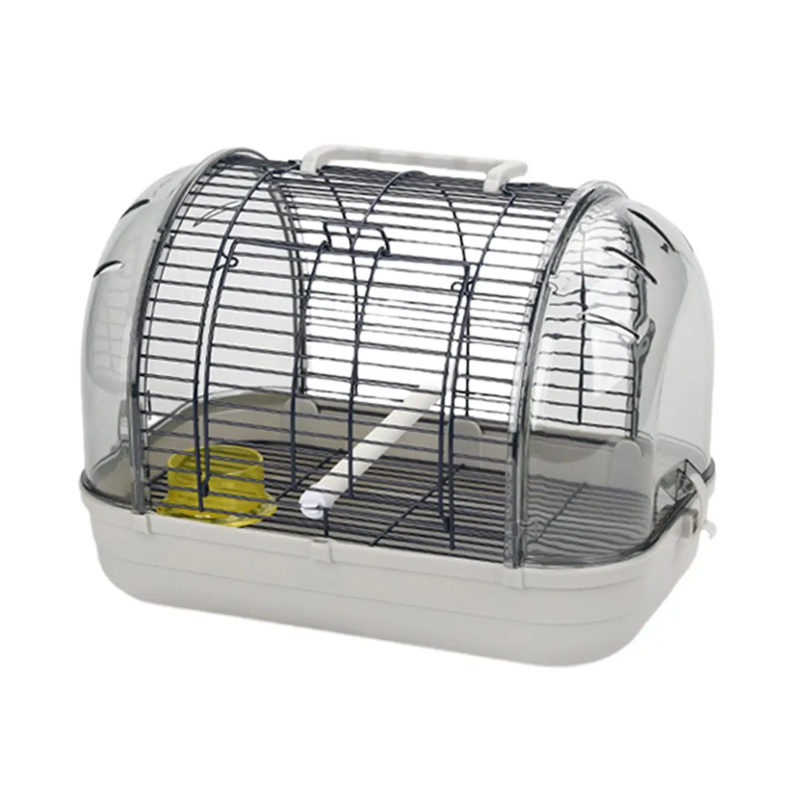 Villa Bird Cage Lightweight Bird Carrier Removable Visible Window Breathable Pet Cage Bird Travel Cage for Parrot Small Birds