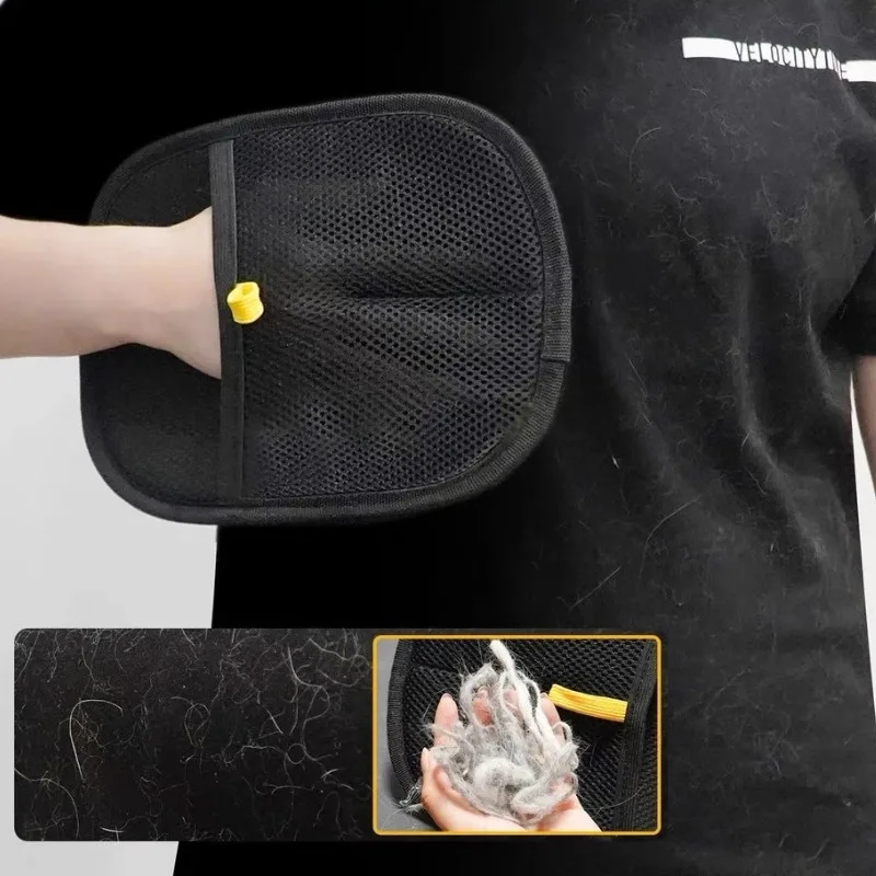 Guante quitapelos para gatos y perros – Cepillo de aseo con masaje - imagen 4