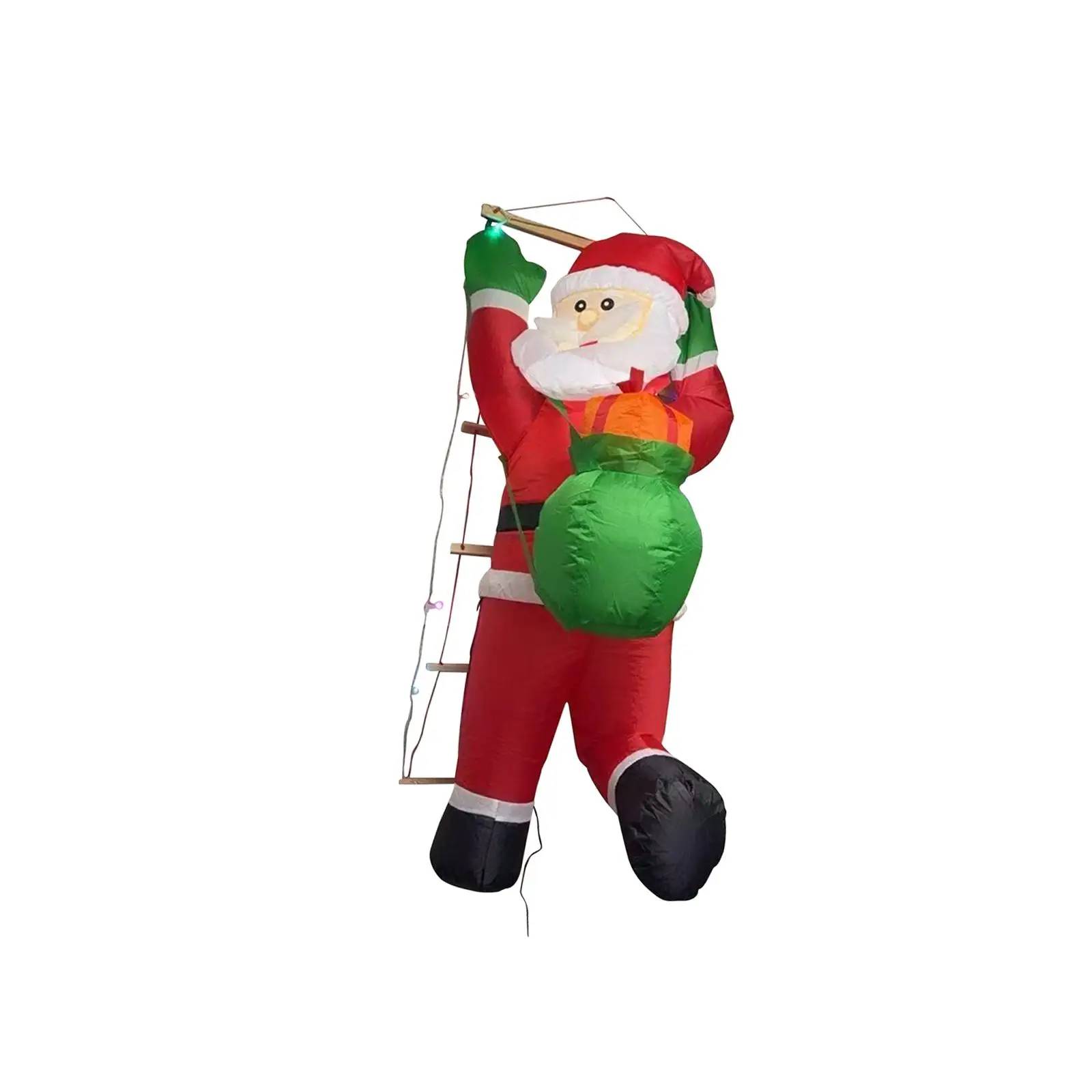 Navidad inflable Santa Navidad inflable patio novedad adorno gigante decoración de Navidad para patio trasero - imagen 4