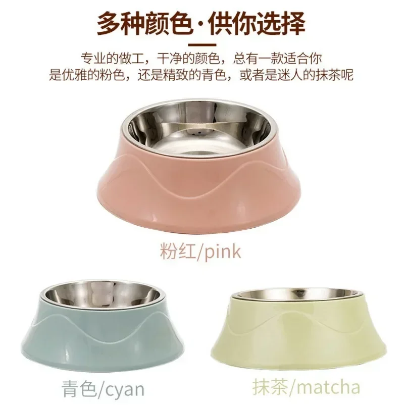 Lavabo de comida para perros de acero inoxidable, lavabo grande para arroz, productos para mascotas, cuenco antideslizante, respetuoso con el medio ambiente, insípido - imagen 4
