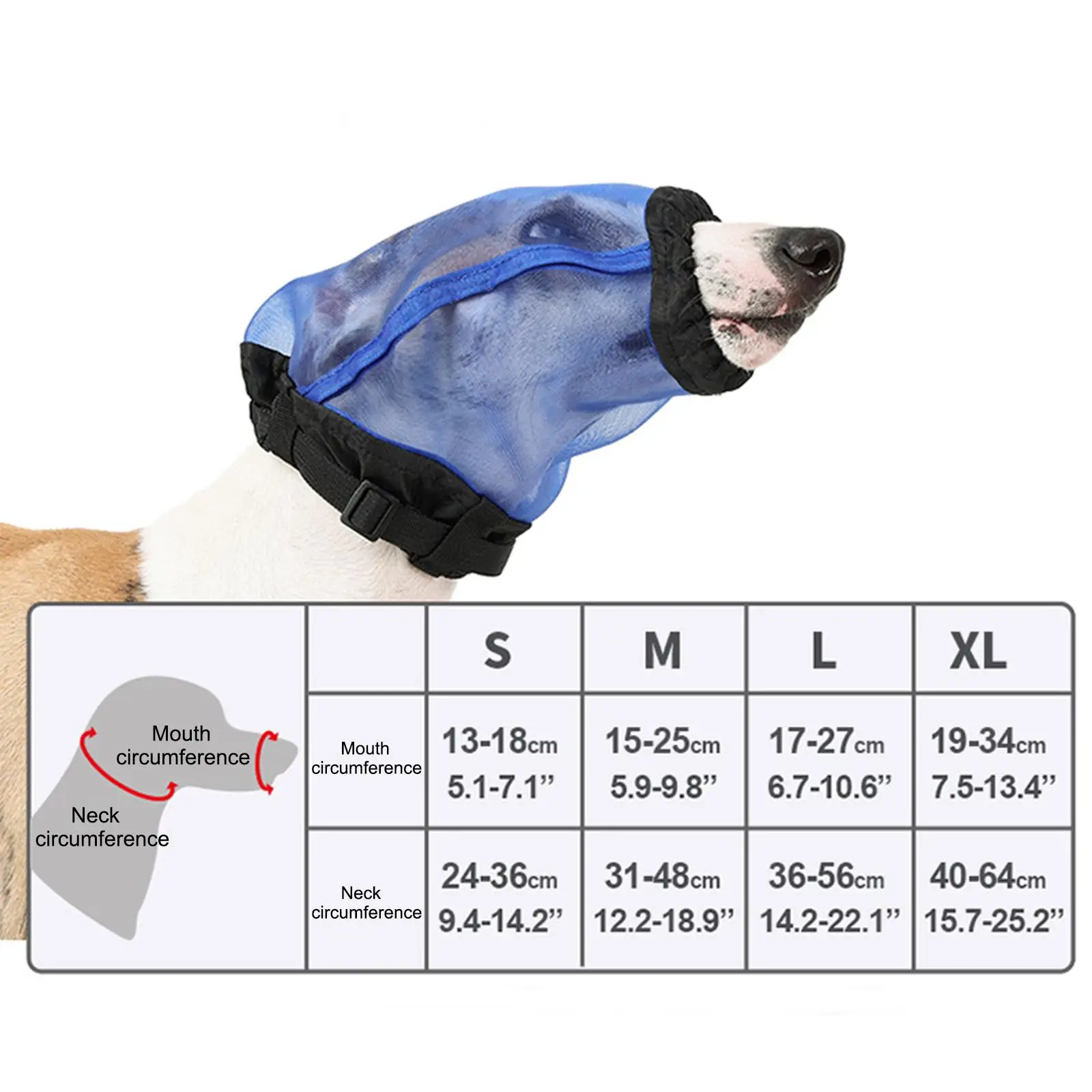 Protector Facial para Perros – Malla Antiarañazos Senderismo - imagen 2