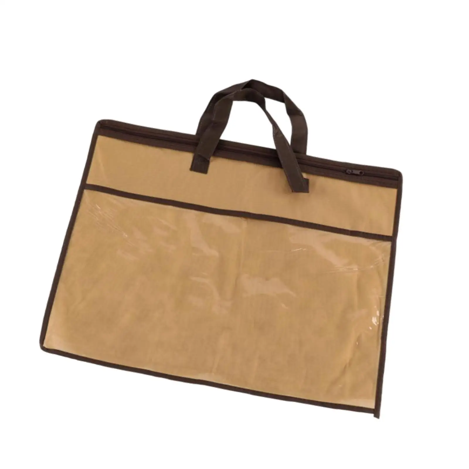 Pillow Storage Bag Handbag Lightweight Saving Space Non Woven Zippered Travel Packing Organizer Home Organizer for Bed Sheets