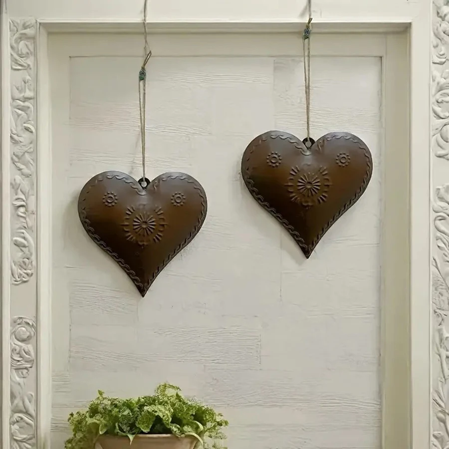 Decoración de pared corazón de hierro forjado para mascotas - imagen 4