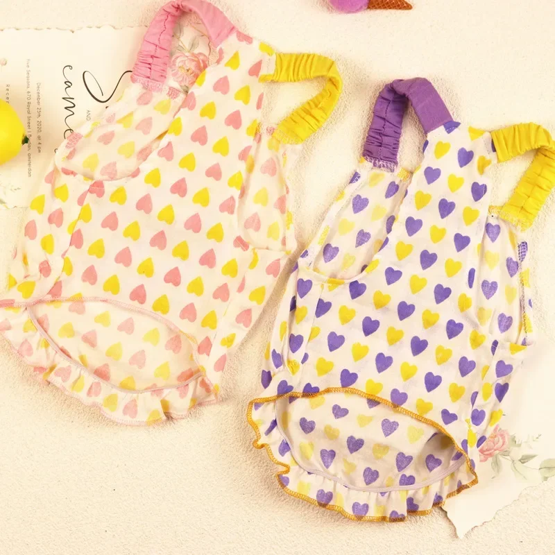 Falda bonita con forma de corazón para perro, ropa de verano para gatos, chaleco para perros pequeños, ropa para cachorros, productos baratos para perros, suministros, abrigo de vestir Yorkshire - imagen 2