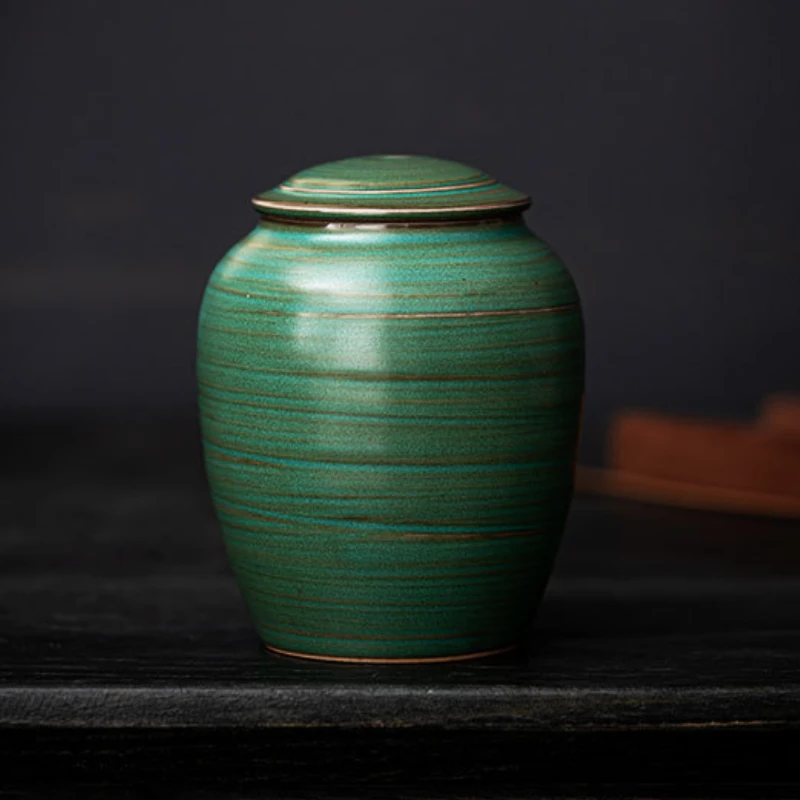 Urna para mascotas personalizada, mini urnas de cerámica, malaquita pequeña, verde, funerario, ataúd conmemorativo, mi mascota favorita - imagen 3