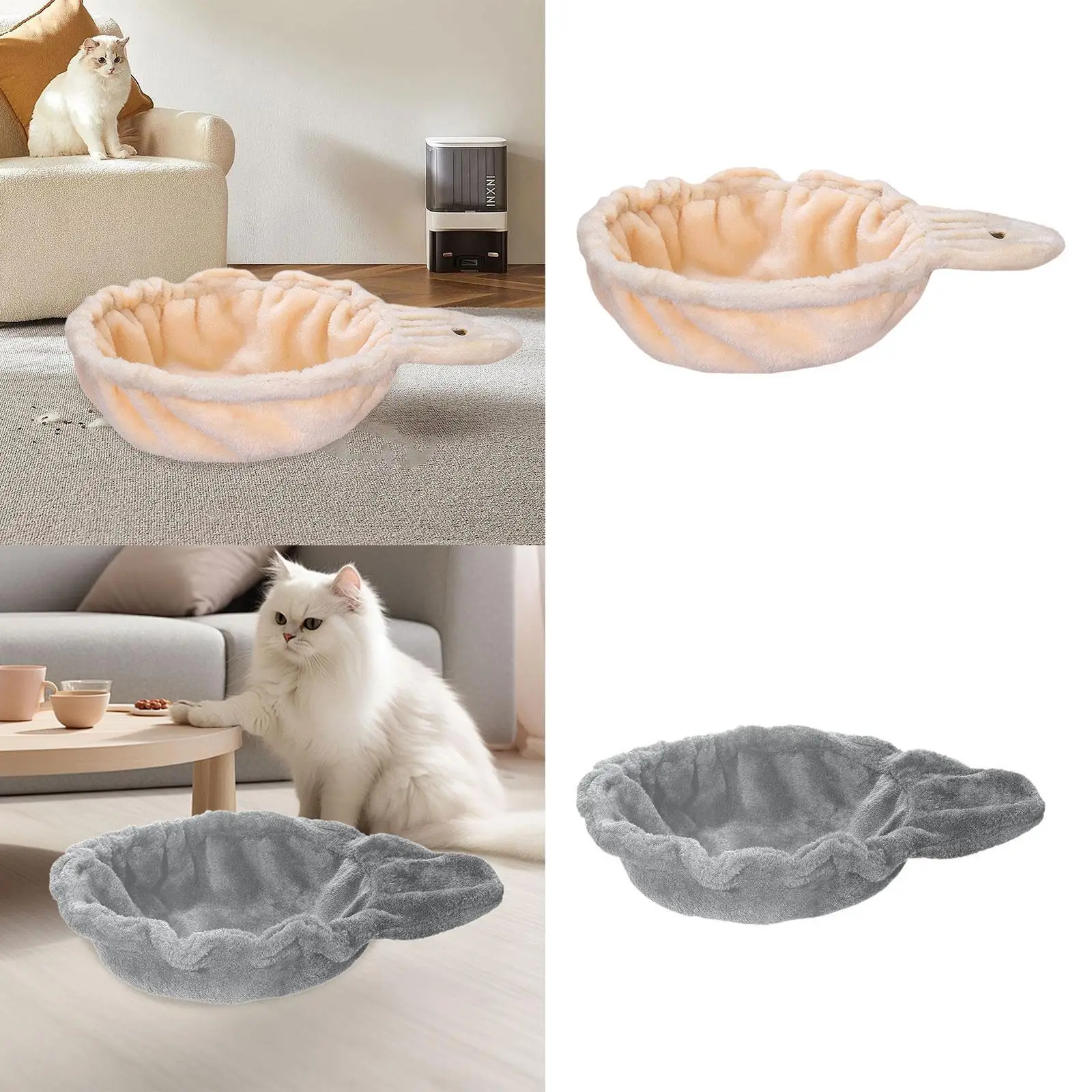 Cat Tree Hammock,Lounger,Soft,Cat Nest for Pet Cat Tree Accessories Comfortable Attachment Basket for Kitten Indoors Cats