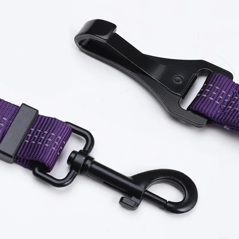 Correa de seguridad retráctil para perro, cinturón de tracción ajustable, reflectante, ideal para viajar - imagen 3