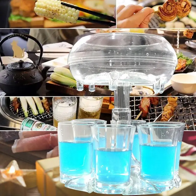 Dispensador y soporte para beber, juego de vino de alta gama de grado alimenticio, juego de vino de alta gama para beber líquido divertido en la cocina - imagen 3