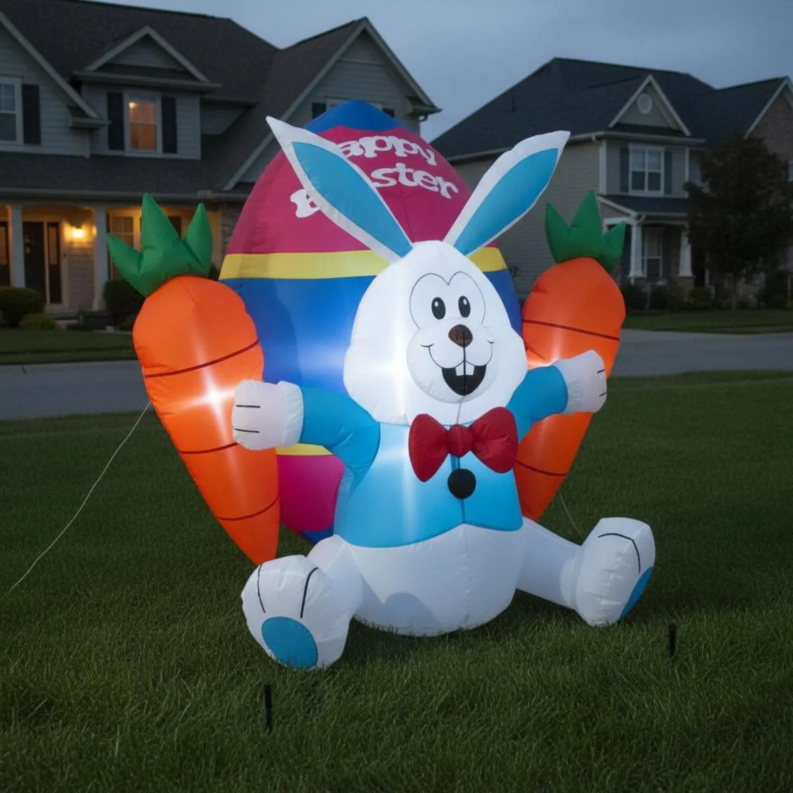 Inflable decorativo de Pascua para jardín con luces LED - imagen 5
