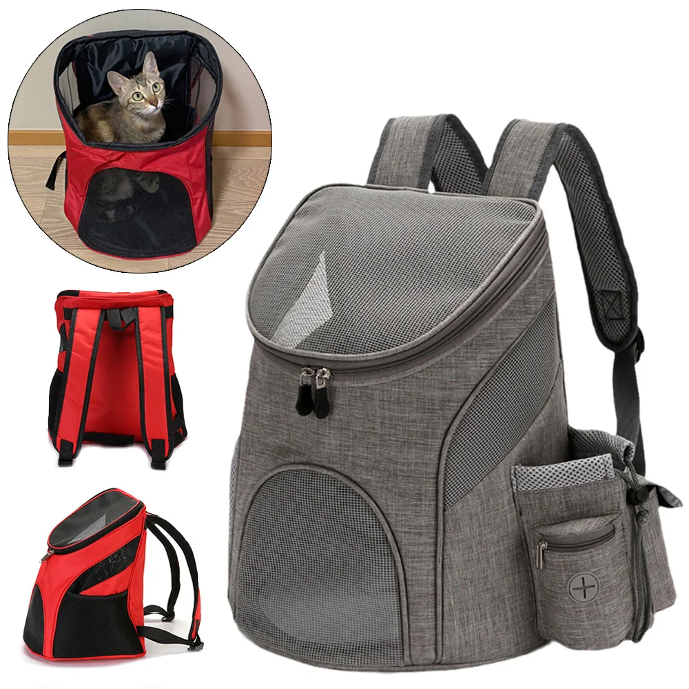 Mochila transpirable para gatos, cachorros y perros pequeños
