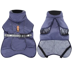 Chaqueta térmica para perro con cuello alto Bulldog Francés y Pug