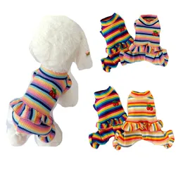 Pijama Princesita para perro – Arcoíris y cereza