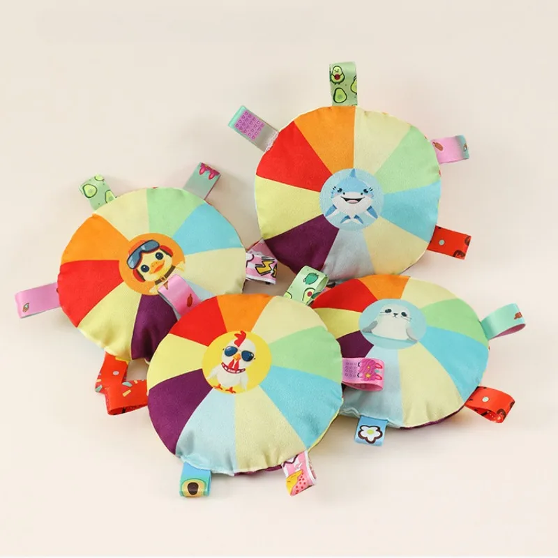 Discos voladores de lana para perros, juguete interactivo con chirrido, suministros de molienda de dientes resistentes al masticable para interiores, productos de entrenamiento para cachorros - imagen 5