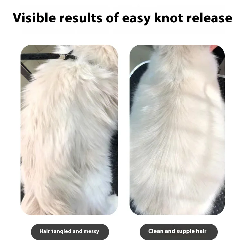 Cepillo de deshedding de primera calidad: construcción de ABS y acero inoxidable que deslizan a través de enredos fácilmente para todo tipo de capa - imagen 3