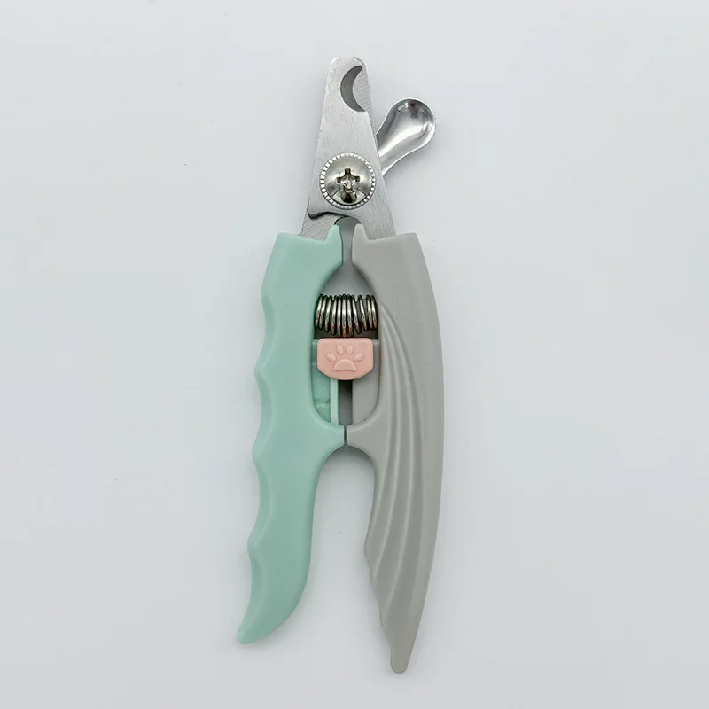 Nuevo cortaúñas para mascotas para gatos y perros, herramienta de aseo de acero inoxidable con protector de seguridad, recortador profesional - imagen 2