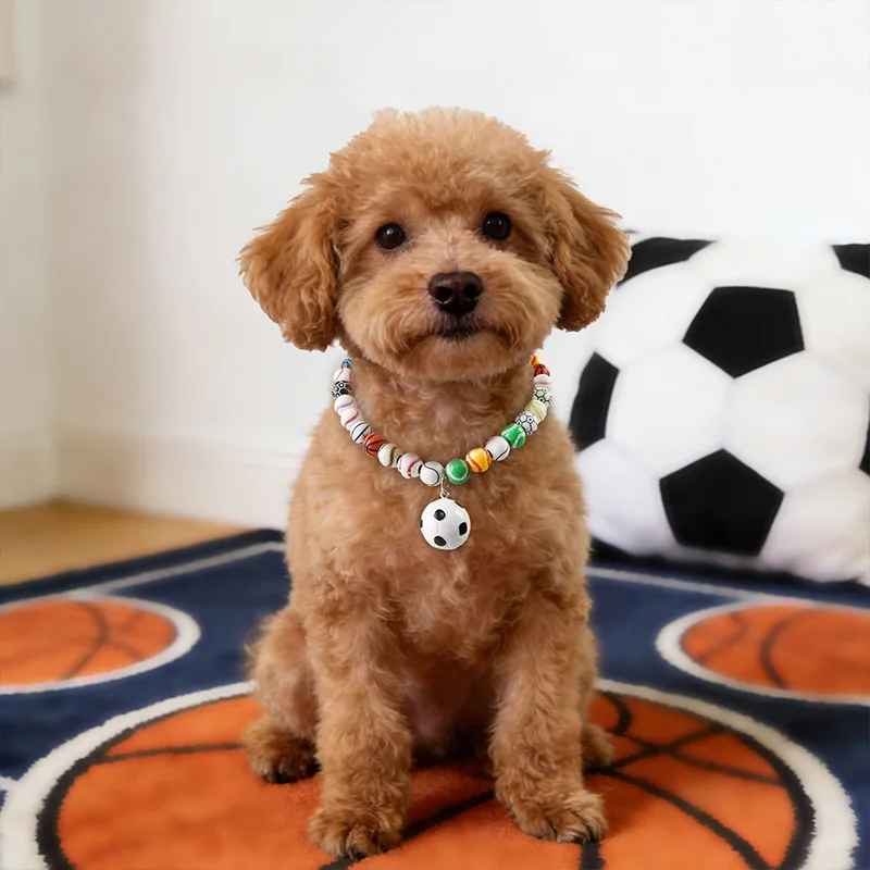 Collar ajustable balón de fútbol para perros y gatos - imagen 4