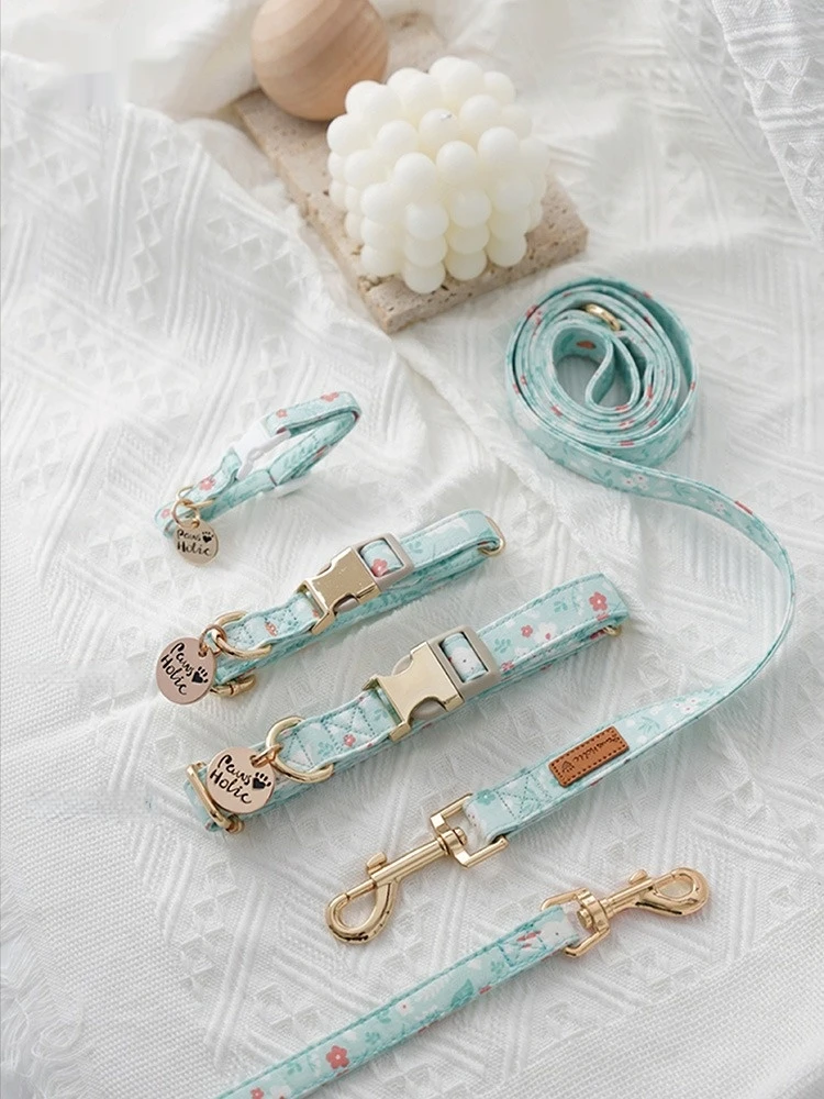 Collar para perro de tamaño pequeño y mediano, correa para mascotas al aire libre, Collar creativo, hipoalergénico, algodón suave para bebé, tamaño ajustable - imagen 4