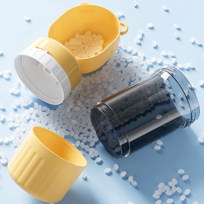 Botella de agua portátil 2 en 1 para perros, contenedor de agua para mascotas con almacenamiento de alimentos, tazón para beber de viaje para mascotas, suministros para perros y gatos - imagen 5