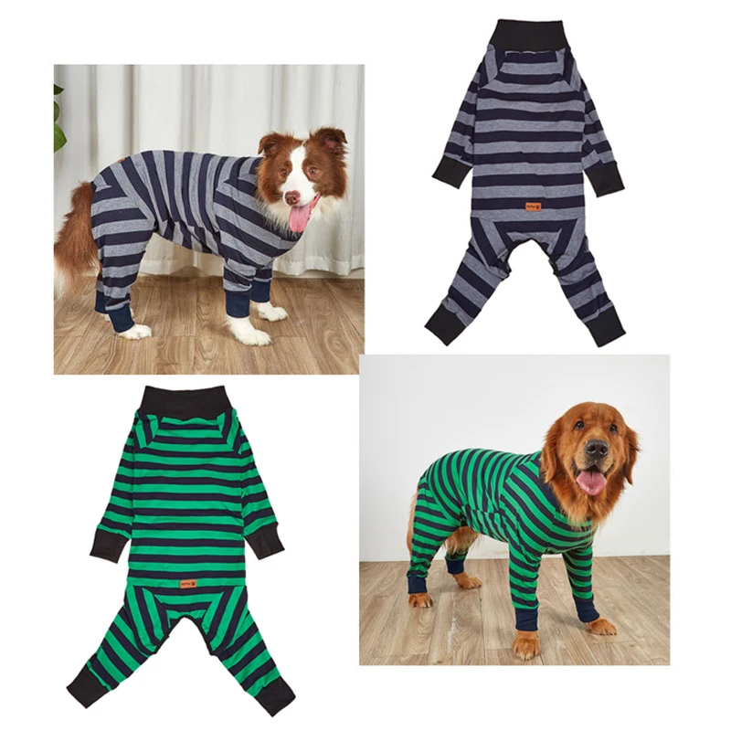 Traje de recuperación de cirugía para perros y mujeres, mono elástico de cobertura completa, pijamas para perros grandes, ropa de manga larga para evitar perder - imagen 5