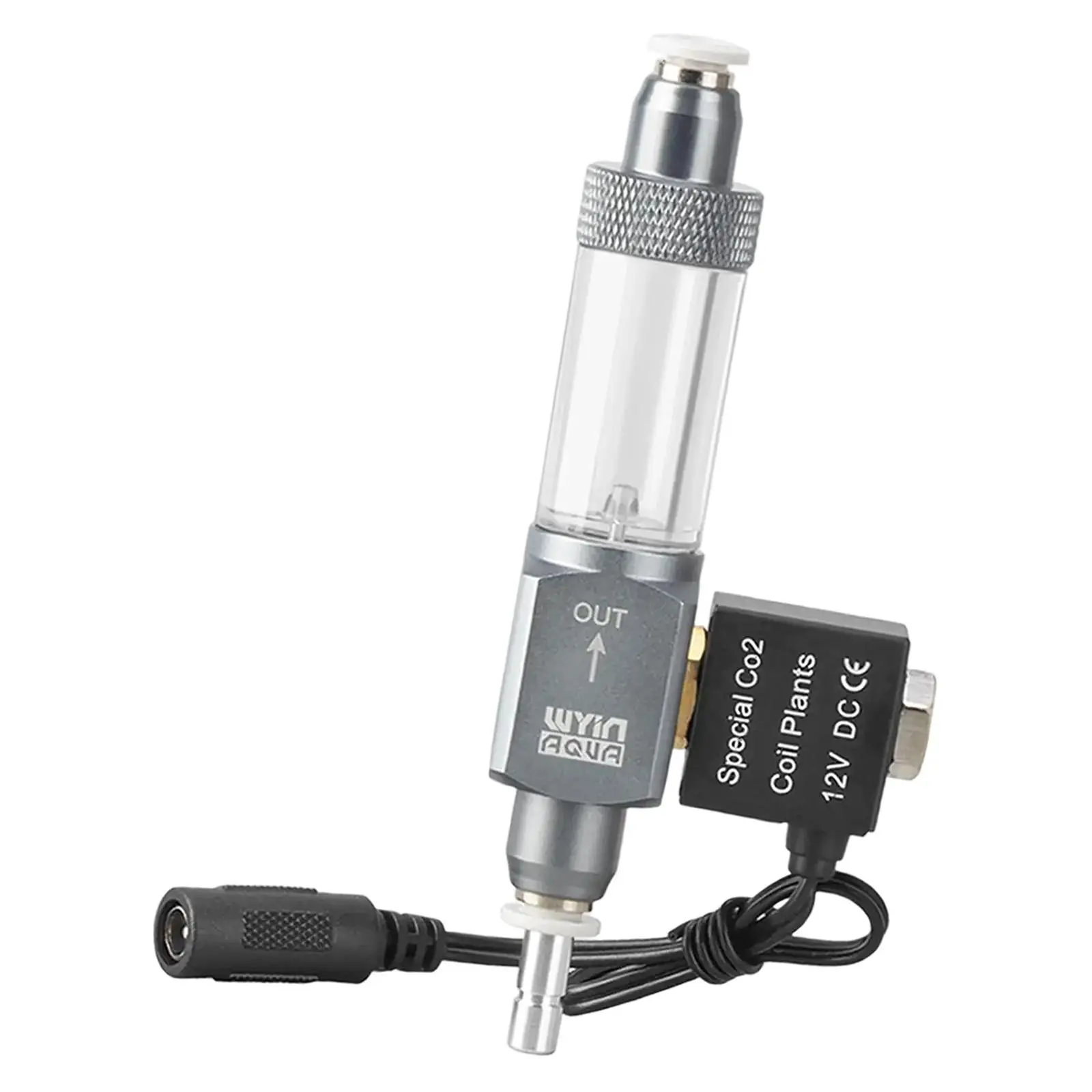Contador de burbujas de CO2 para acuario, cabezal único portátil para regulador de generador de CO2 - imagen 3