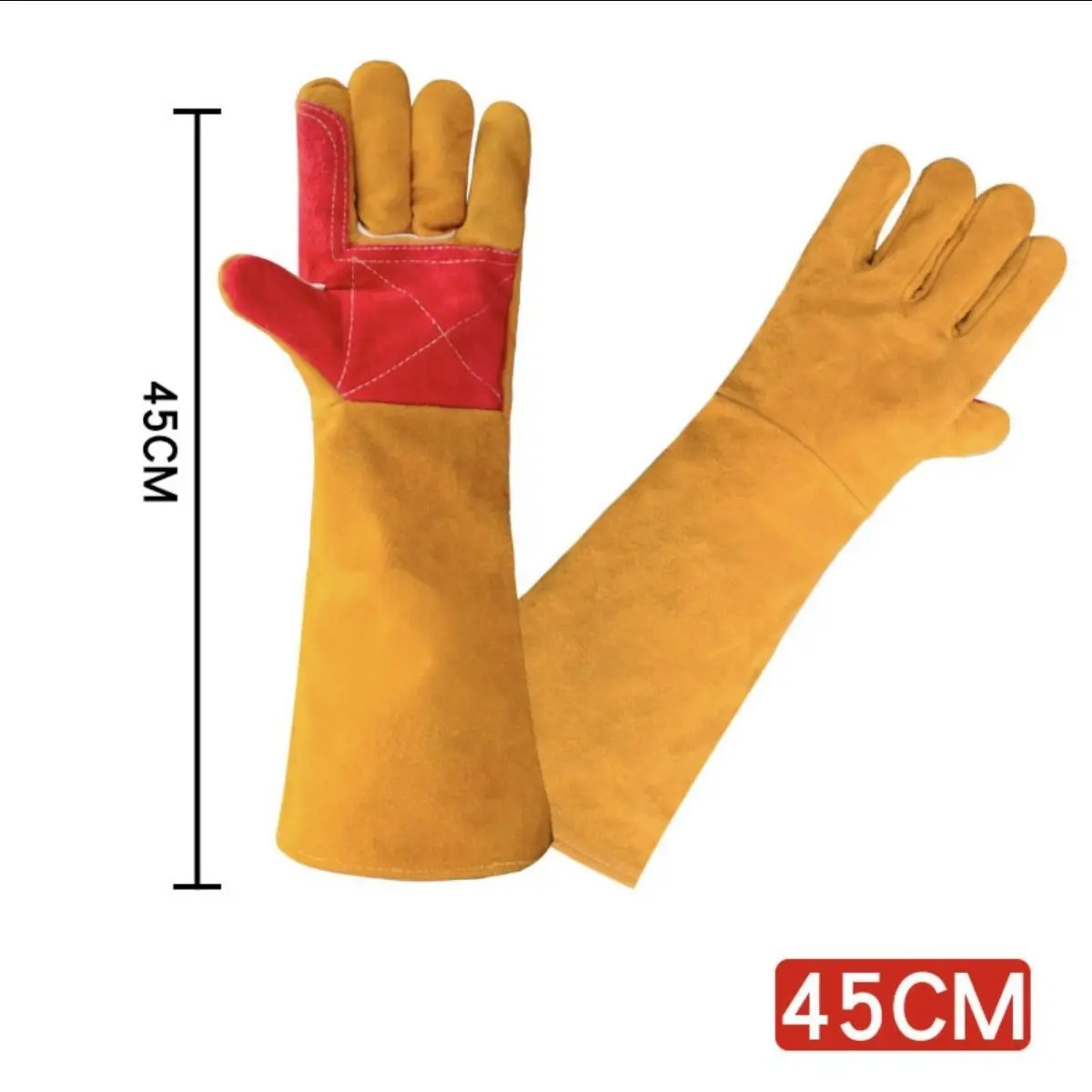 Guantes de soldadura antimordeduras para mascotas, antimordeduras, antiarañazos, aislamiento térmico para manos de perro, guantes de soldadura de 60CM, productos resistentes al desgaste para mascotas - imagen 2