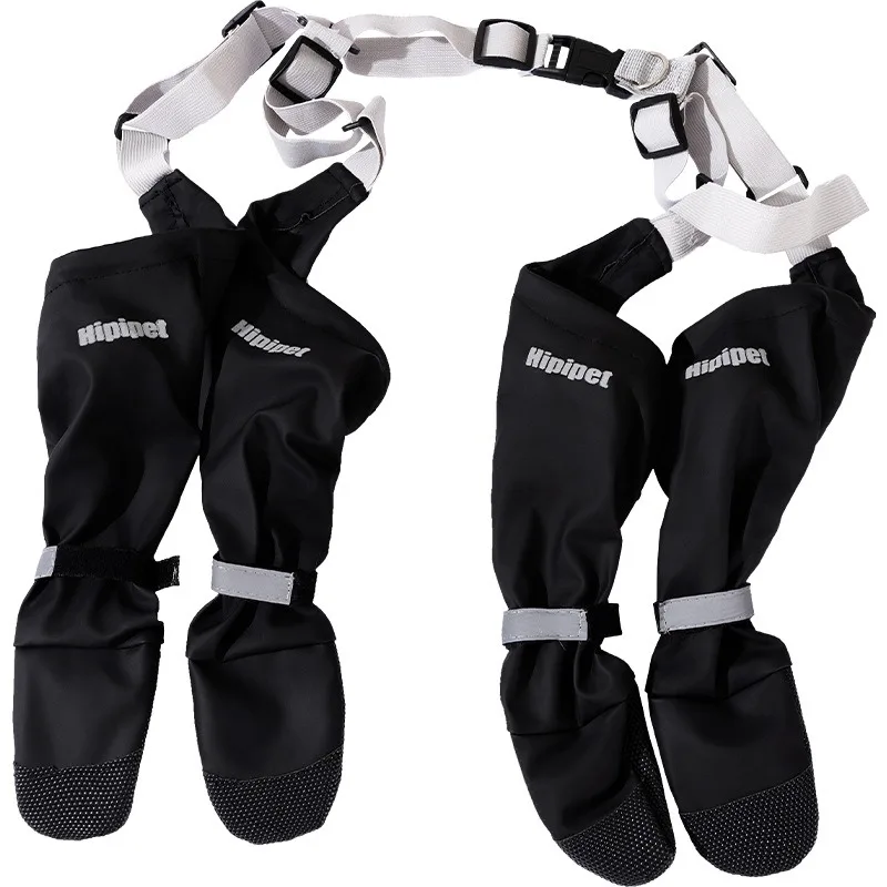 Botas impermeables para perros talla grande con suela antideslizante - imagen 5