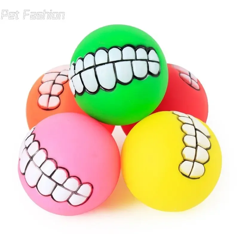Perro mascota cachorro bola dientes silicona masticar juguetes sonido novedad jugando juguetes divertidos accesorios para perros juguetes para perros grandes Игрушки - imagen 5