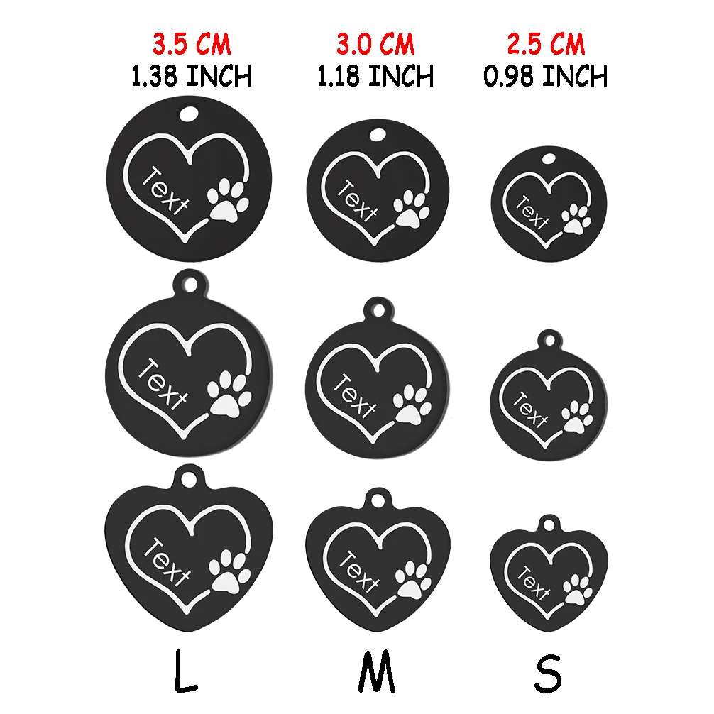 Etiqueta de identificación para perro, grabado gratis con nombre, Collar para perro Tel, arnés, colgante, accesorios de ropa para gato, correa personalizada para cachorros y gatitos, suministros para mascotas - imagen 2