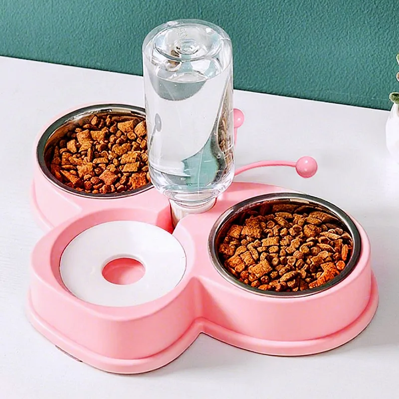 Bebedero automático con diseño de mariposa para gatos y perros