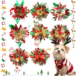 Pajarita de Navidad con laurel para perro y gato