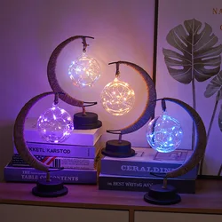 Luz nocturna luna estrella Eid Mubarak para gatos perros