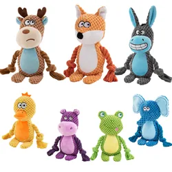 Juguete peluche con sonajero para perros pequeños y cachorros – Resistente a mordidas
