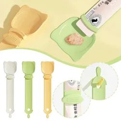 Cuchara alimentadora para gatos - dispensador de comida líquida y tiras