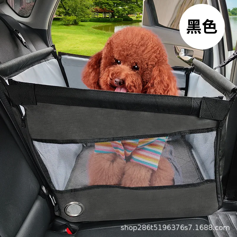 Asiento de Coche para Perros – Cama de Viaje Impermeable Antisuciedad - imagen 5