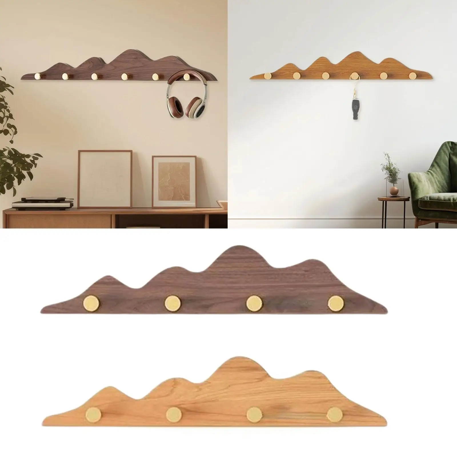 Perchero de montaje en pared para sombreros, organizador de colgador de toallas de baño para batas, sudaderas con capucha, cocina y dormitorio