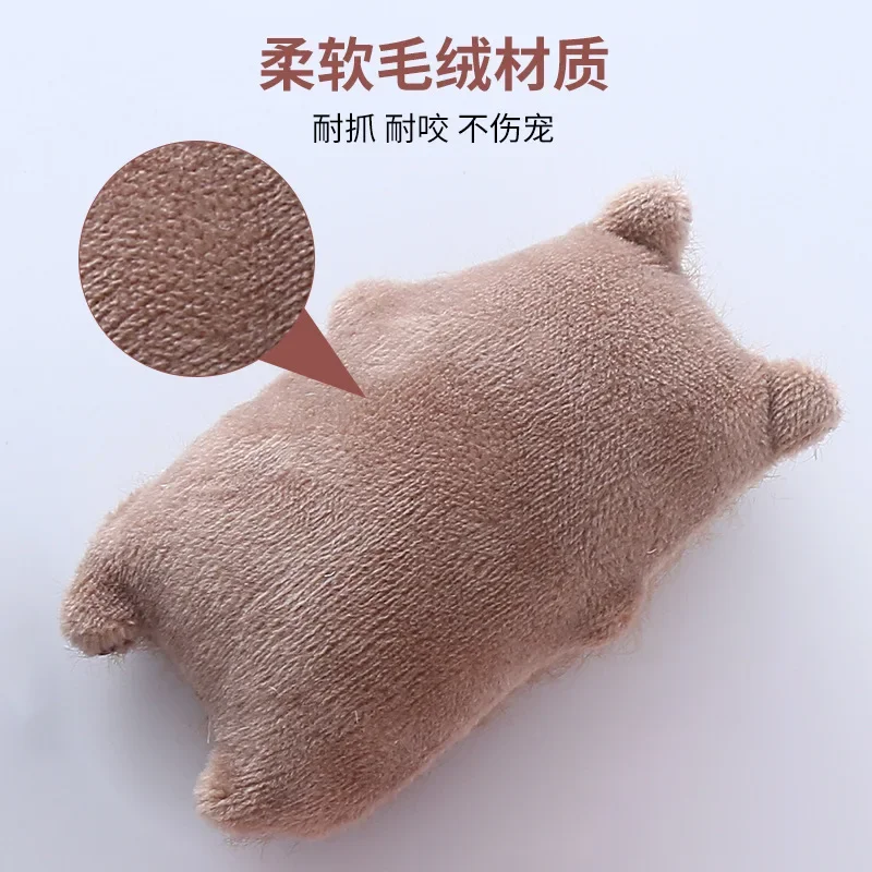 Formas de animales bonitos, juguetes de peluche para mascotas, incluye hierba gatera, novedad - imagen 2