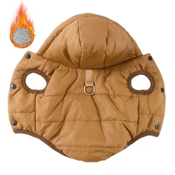 Sudadera impermeable para perros pequeños y medianos con capucha