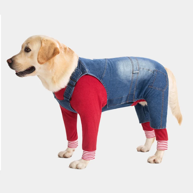 Mono para perros, traje de recuperación de cirugía para perros grandes y medianos, pijamas de cuerpo completo para perder, evitar lamer y proteger las heridas - imagen 4