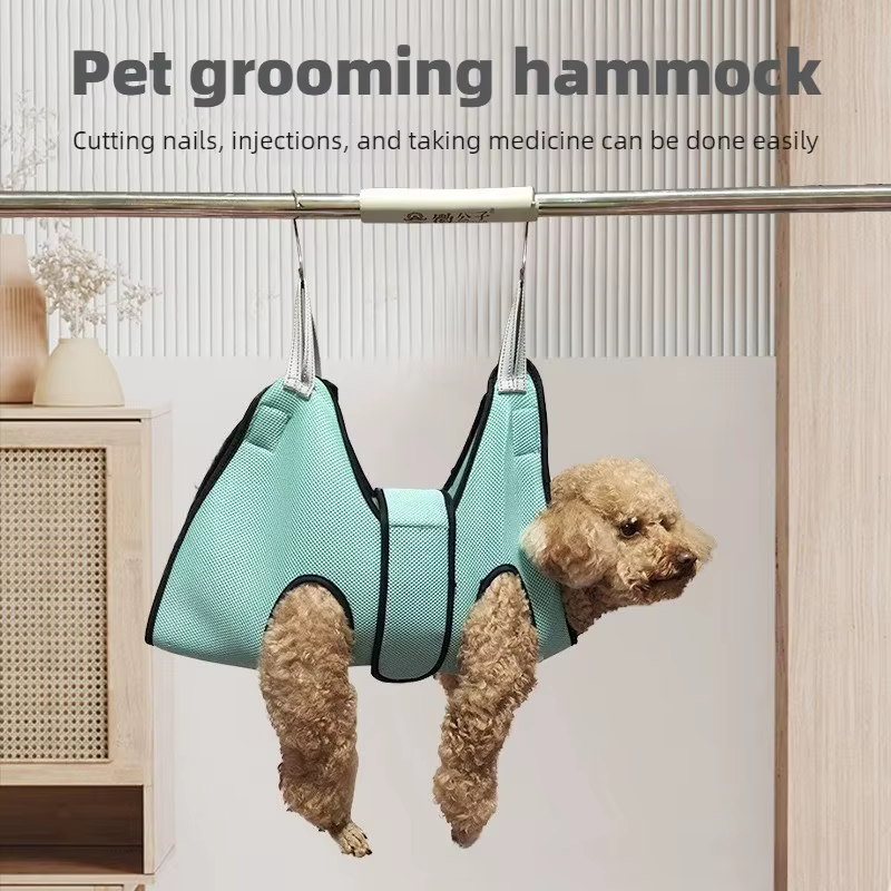 Hamaca ajustable arnés cortauñas suave para relajación gatos y perros - imagen 3